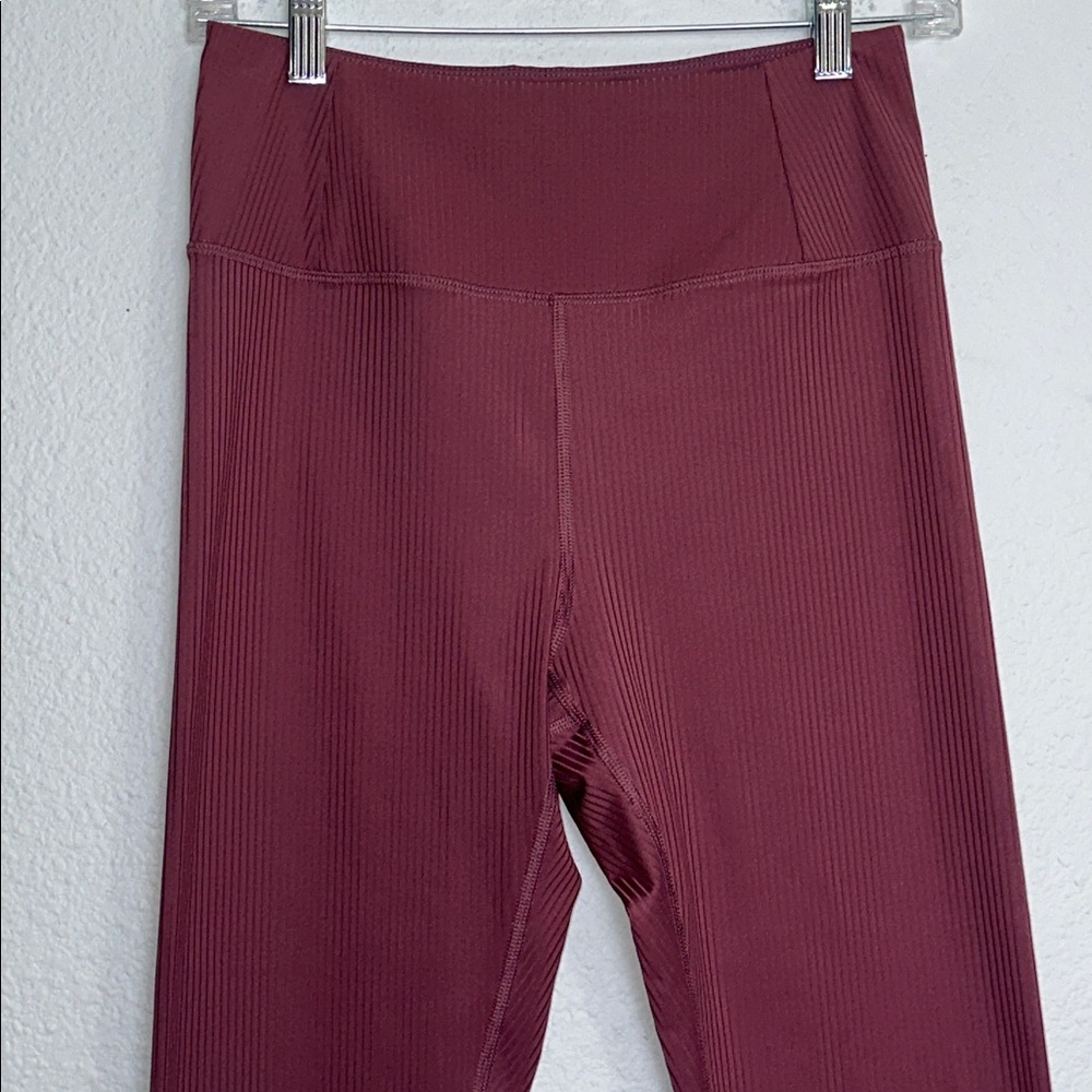 Girlfriend Collective Ribbed High Rise Pull On Leggings Womens Medium Activewear - Picture 4 of 12